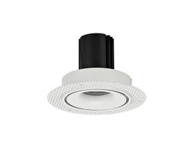 DM202163  Bolor T 12 Tridonic Powered 12W 2700K 1200lm 24° CRI>90 LED Engine White/White Trimless Fixed Recessed Spotlight, IP20